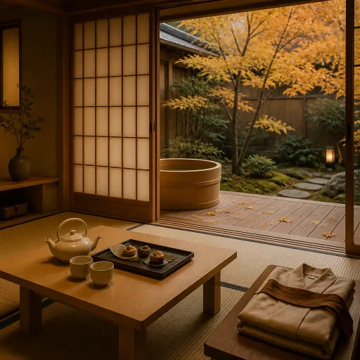 Kyoto in November for discerning ryokan guests seeking refined autumn escapes