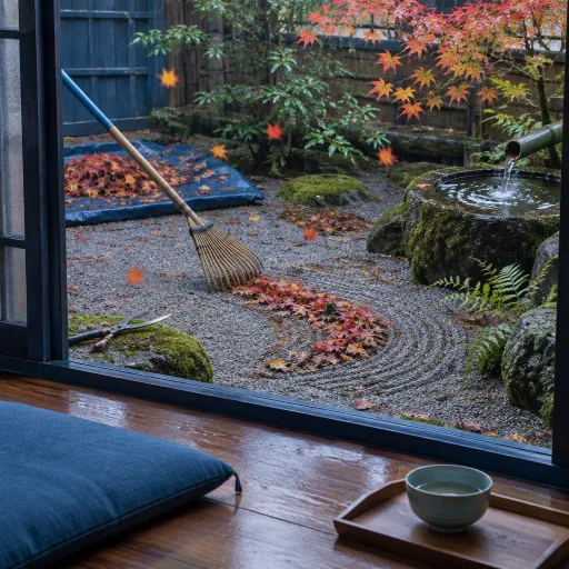October in the Ryokan Garden: Reading the Niwashi's Autumn Palette Outside Your Window
