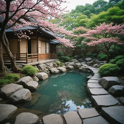 Experience serenity: book a ryokan with private garden for your next retreat