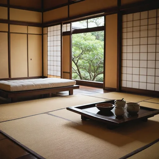 Ryokan flooring elegance for a refined japanese stay