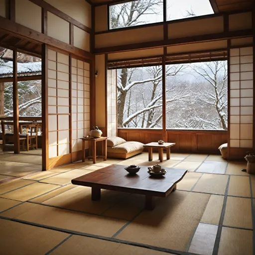 Refined accommodation in Nozawa Onsen Japan for an elegant ryokan stay